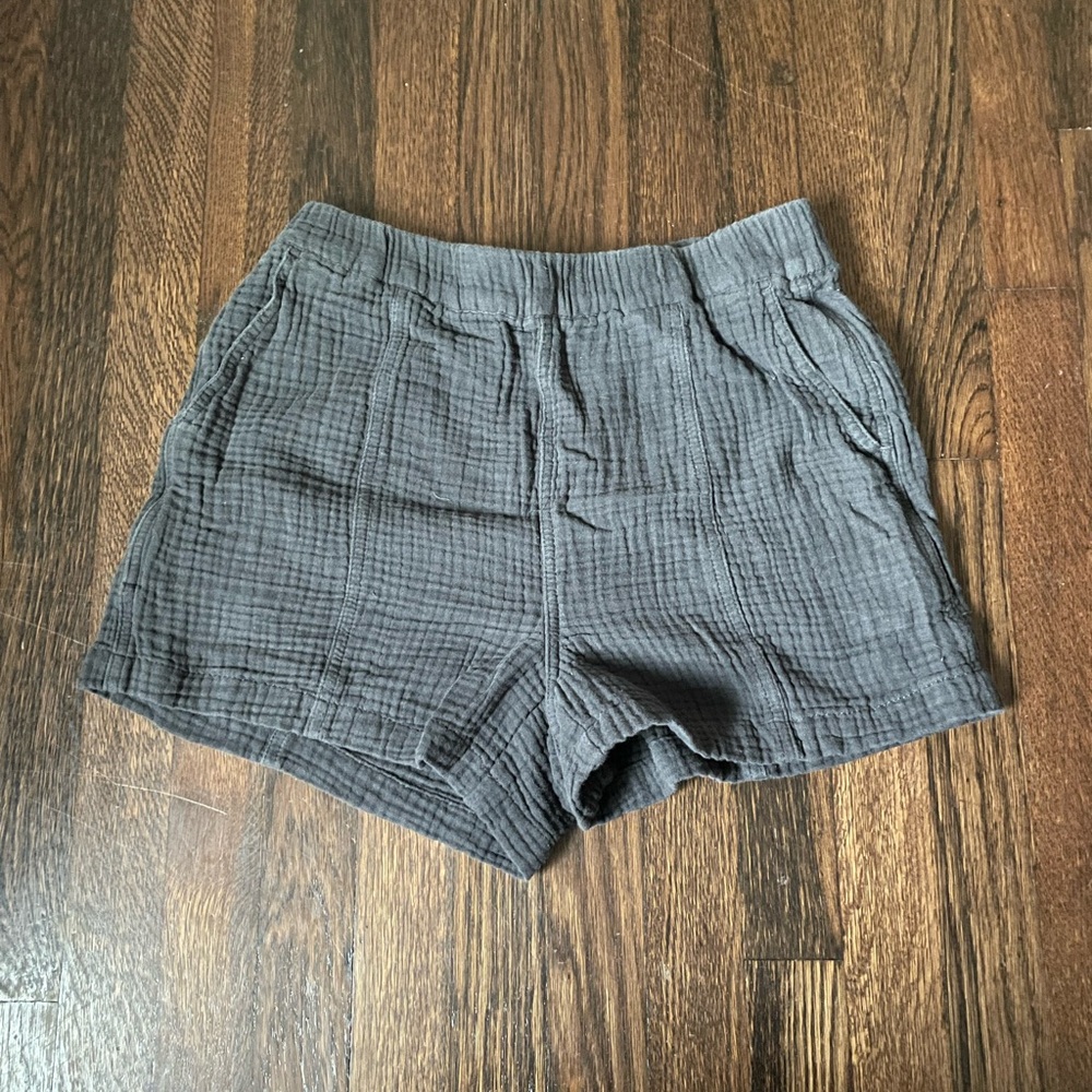 Madewell dark gray cotton shorts